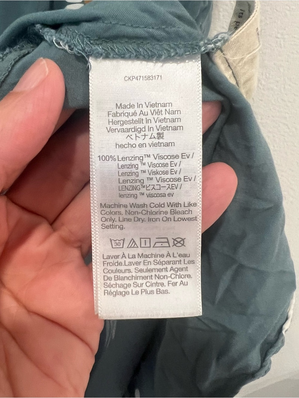 Madewell Teal Midi Dress with White Daisy Print medium casual school summer - Picture 7 of 10